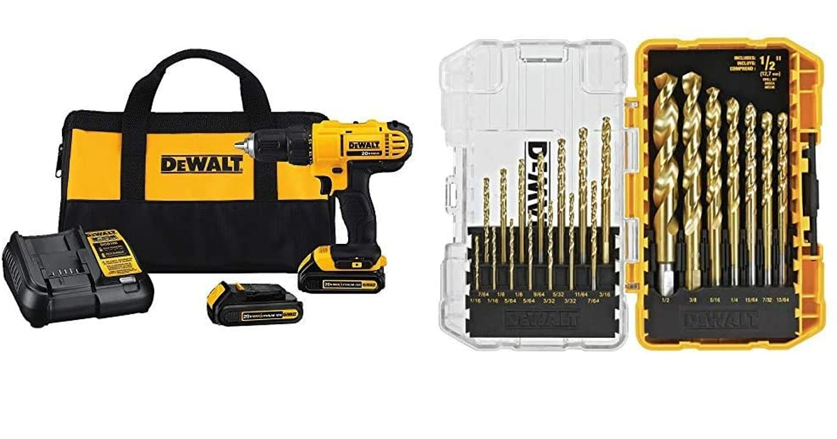 DEWALT V MAX Cordless Drill Driver Kit