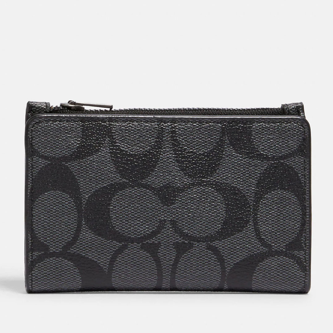 Slim Bifold Card Wallet In Signature Canvas