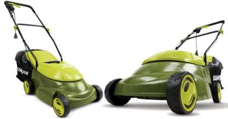 Sun Joe MJ E inch Amp Home Electric Corded Push Behind Lawn Mower