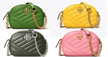 TORY BURCH KIRA CHEVRON SMALL CAMERA BAG