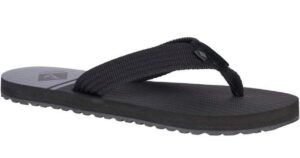 black sperry sandals
