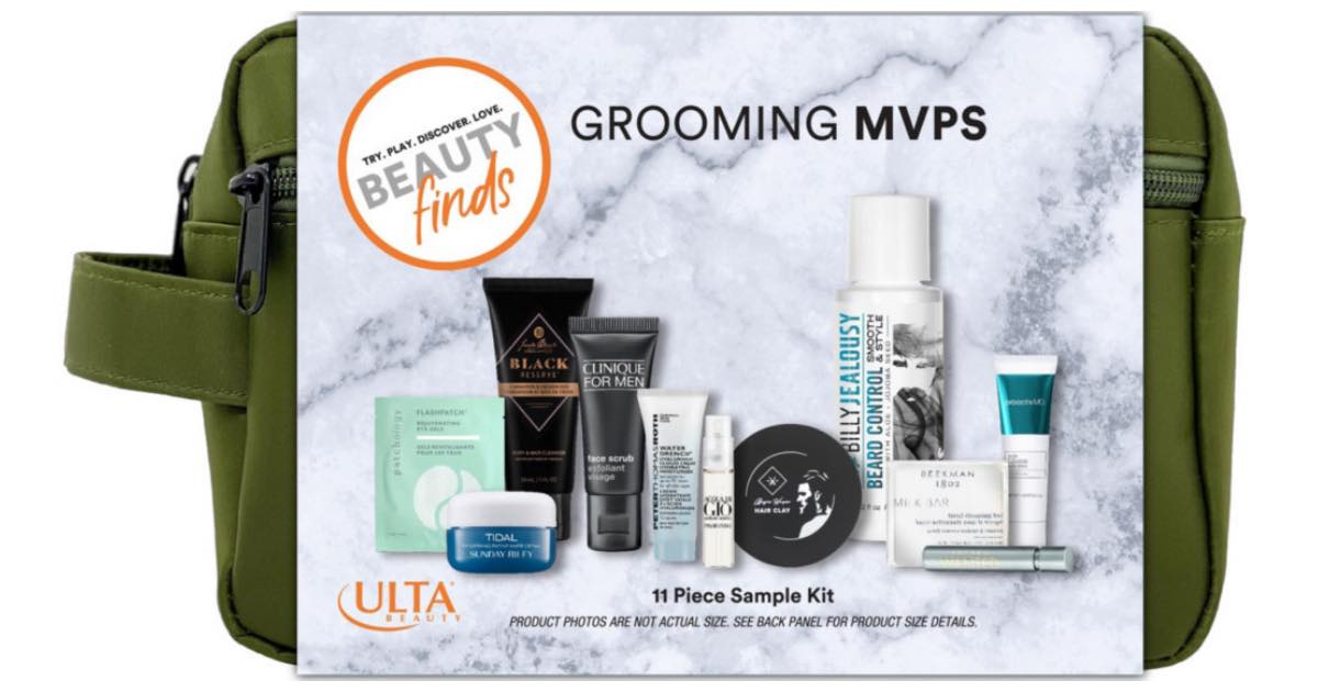 ULTA MEN'S GROOMING MVPS 11 PIECE SAMPLE KIT The Freebie Guy® ️️️