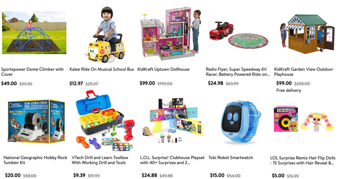 Walmart Online Toy Clearance 