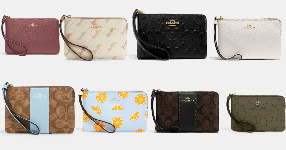 coach outlet wristlet sale