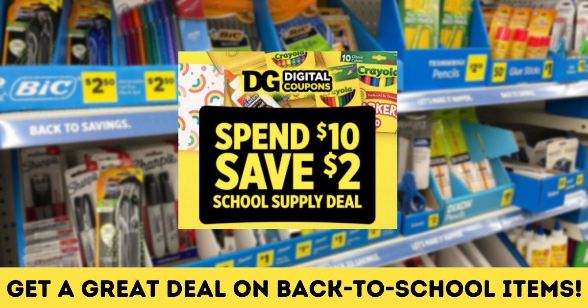 Save Big on School Supplies at Dollar General! The Freebie Guy®