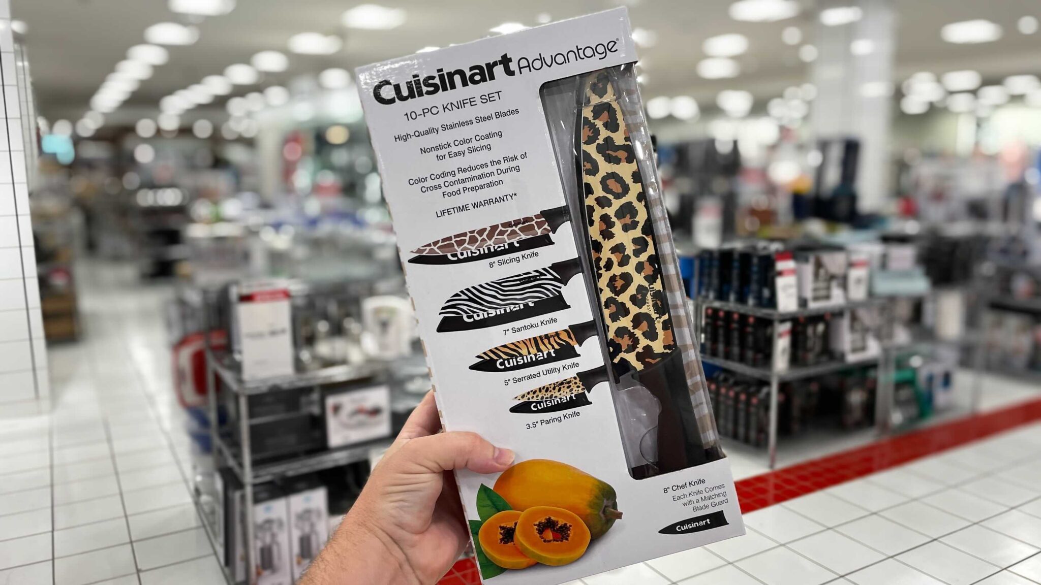 MACY'S CUISINART 10PC ANIMAL PRINT KNIFE SET ONLY 13.99 The Freebie Guy®