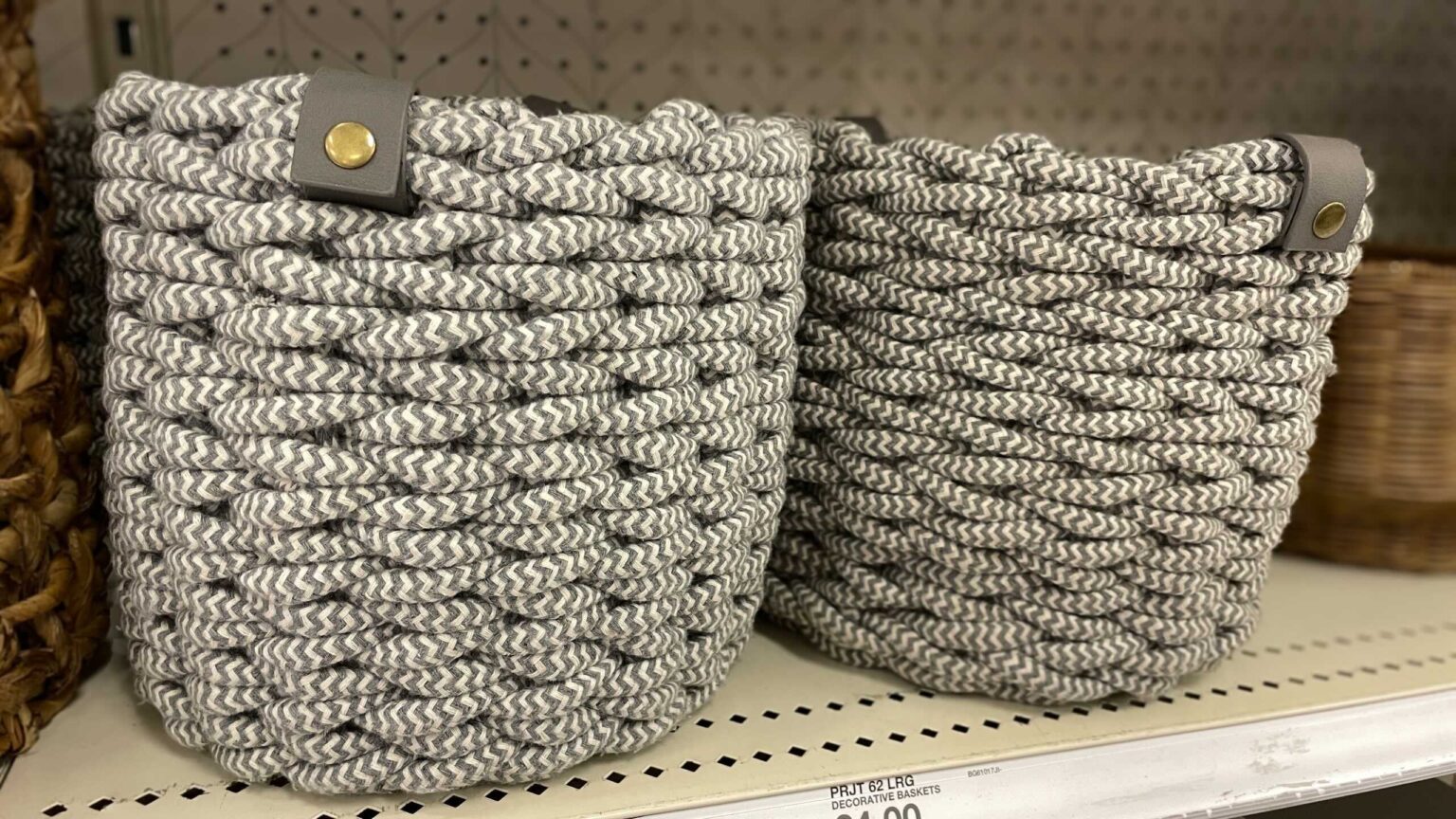 TARGET Coiled Rope Fishtail Weave Baskets on Sale! The Freebie Guy®