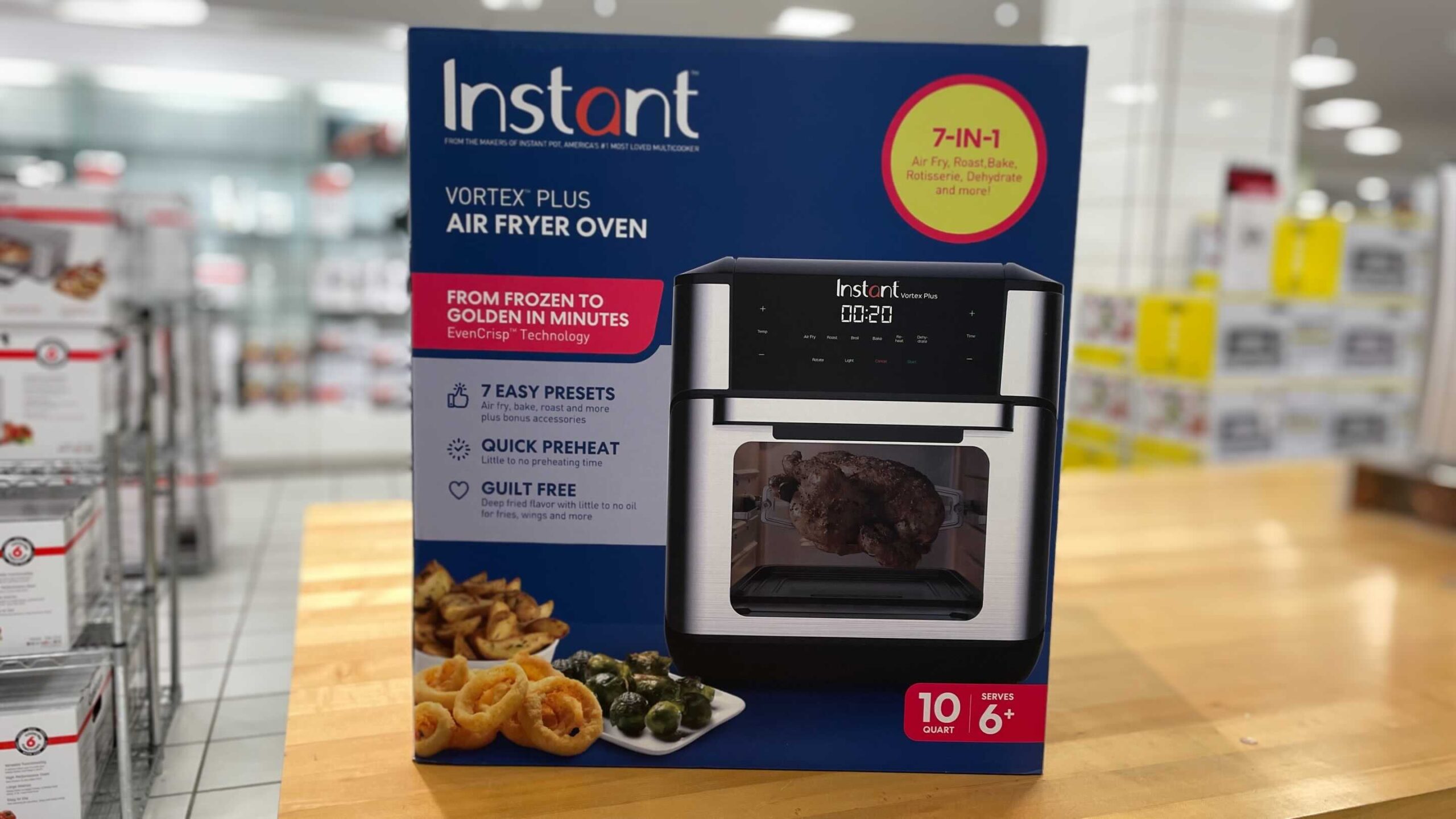 Instant Pot Vortex Plus 10 Qt. 7-in-10 Air Fryer Oven - Macy's