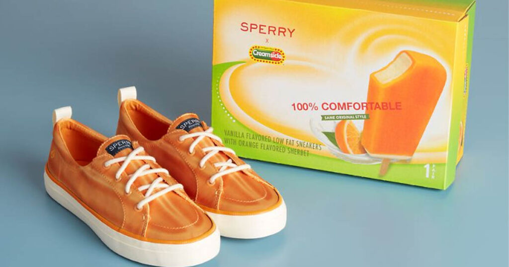 Womens Sperry x Creamsicle® Crest Vibe Sneaker