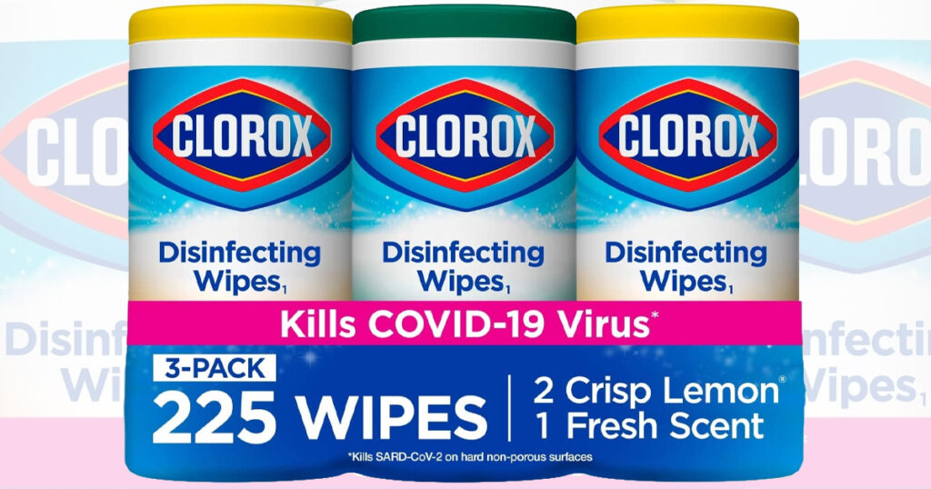 Amazon Clorox Disinfecting Wipes 3 Pack Only 8.54 Shipped The