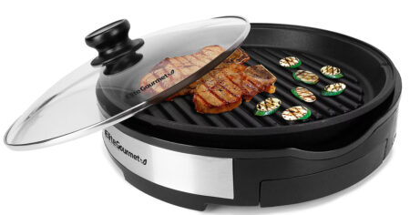 Elite Gourmet Deluxe Indoor Grill