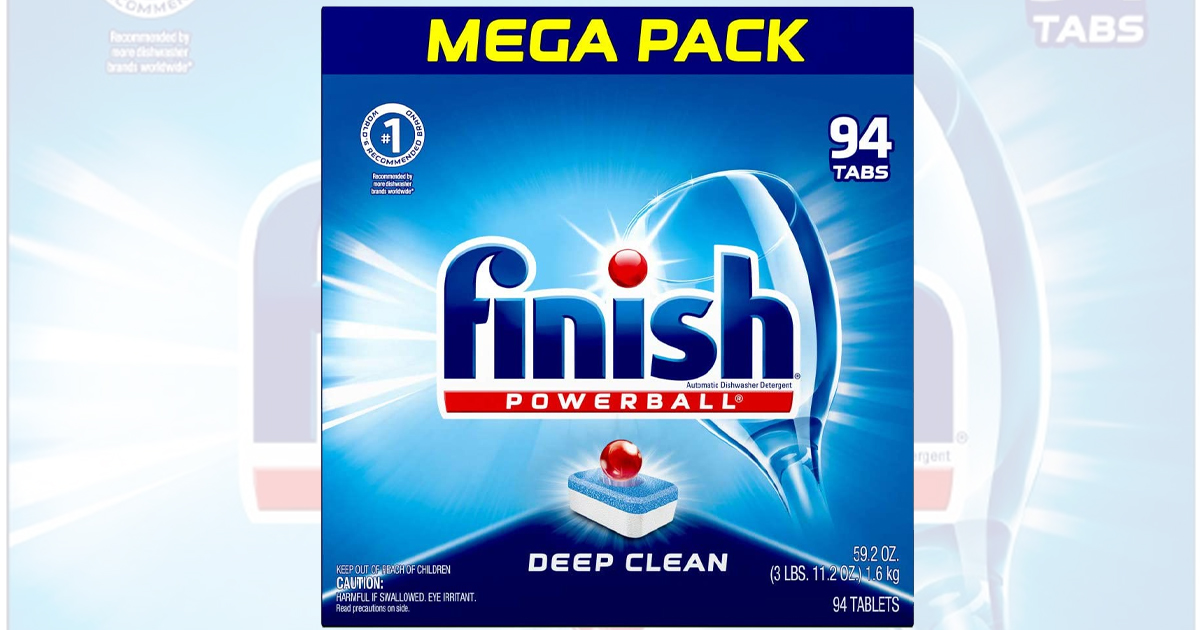 AMAZON FINISH ALL IN 1 DISHWASHING TABLETS ONLY 9.13 The Freebie Guy®