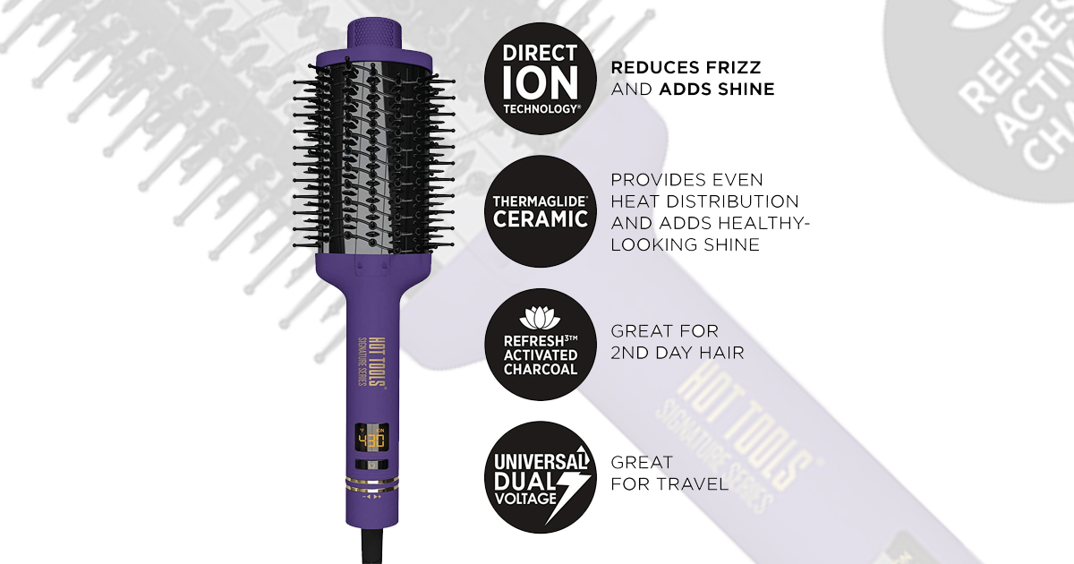 HOT TOOLS HAIR BRUSH STYLER