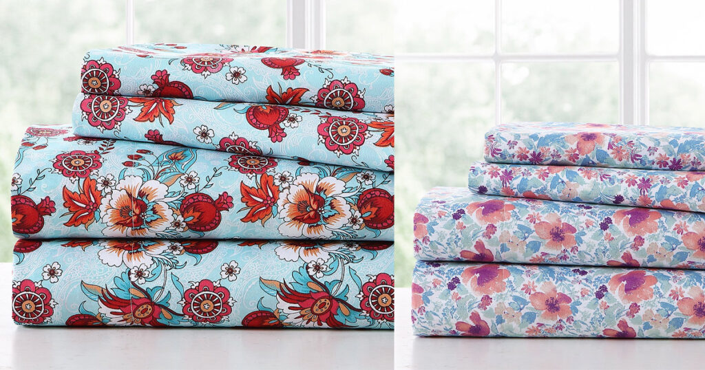 ZULILY ANY SIZE 4 PIECE SHEET SETS ONLY 15.99 The Freebie Guy®