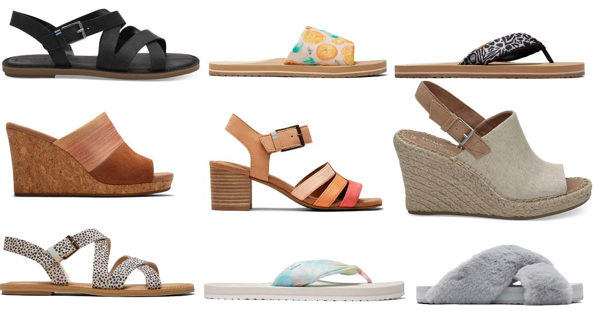 TOMS - TRENDING SANDALS FROM $16.24 - The Freebie Guy®