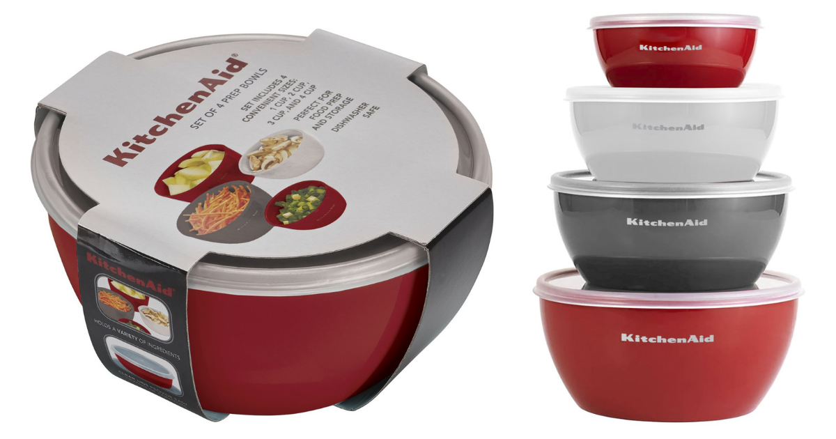 WALMART KitchenAid 4 Piece Prep Bowl Set Only 7 The Freebie Guy® ️️️