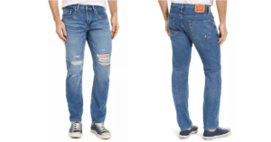 mens taper jeans