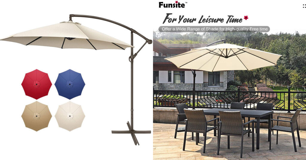 10ft Patio Umbrella From 49 99 The Freebie Guy Freebies Penny   Patio Umbrella 1024x538 