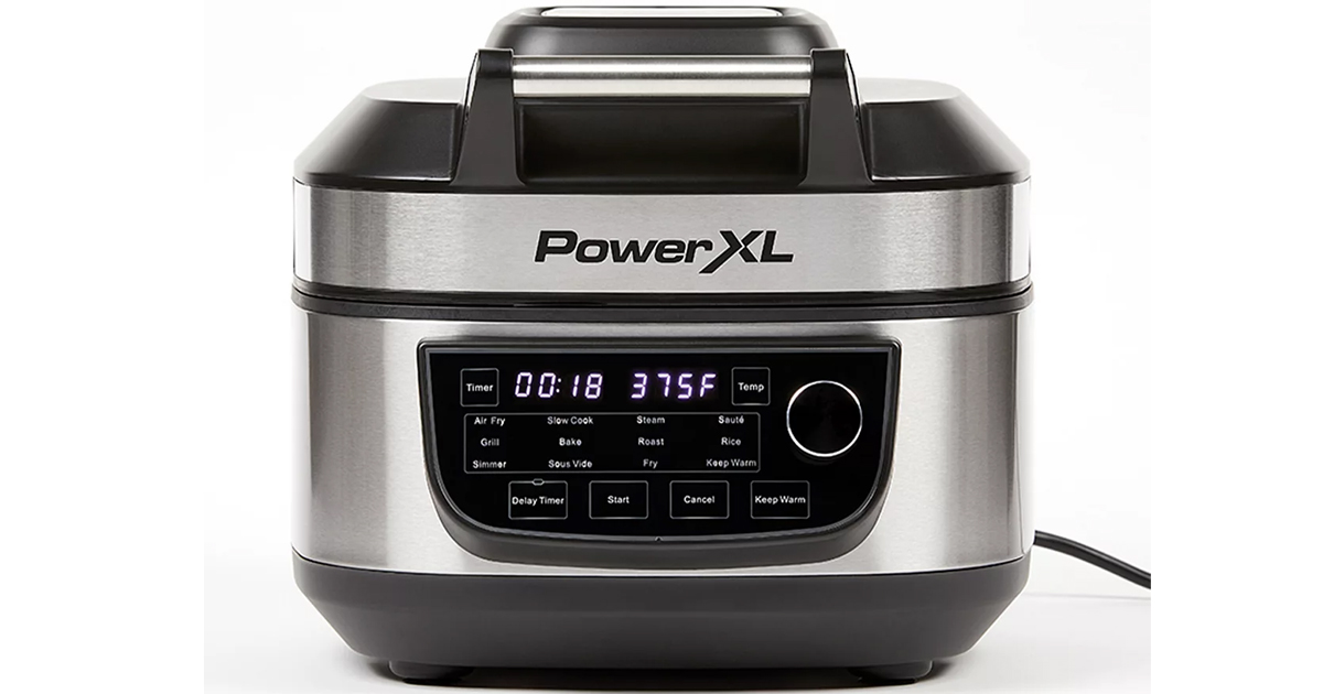 KOHL'S POWERXL 6QT GRILL & AIR FRYER COMBO ONLY 74.99 + 10 KOHL'S