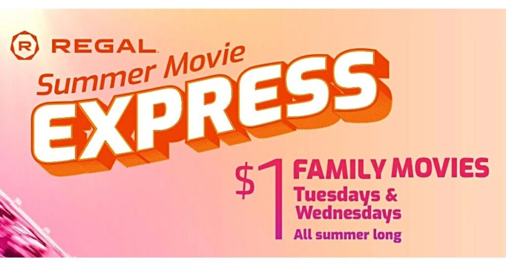 1 Family Movies on Tuesdays and Wednesdays at Regal! The Freebie Guy®