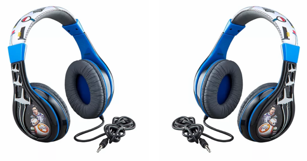 KOHL'S EKIDS STAR WARS CHARACTER WIRED HEADPHONES ONLY 7.99 The