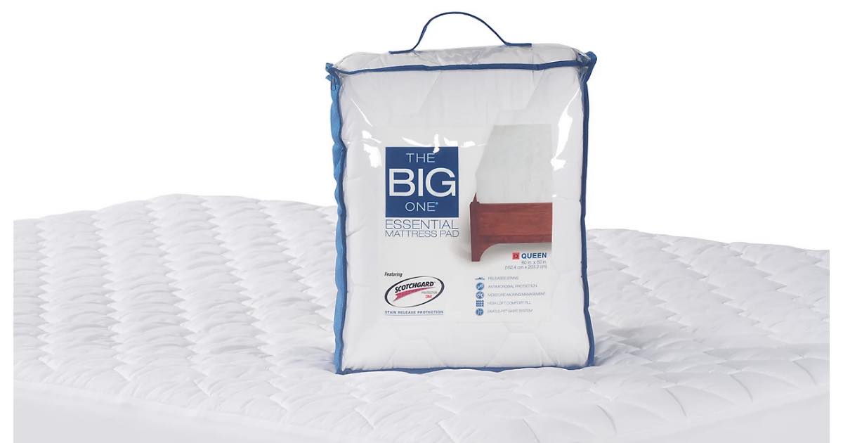 kohl's the big one essential mattress pad