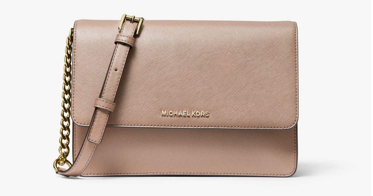 MICHAEL KORS - DANIELA LARGE SAFFIANO LEATHER CROSSBODY ONLY $74.25 ...