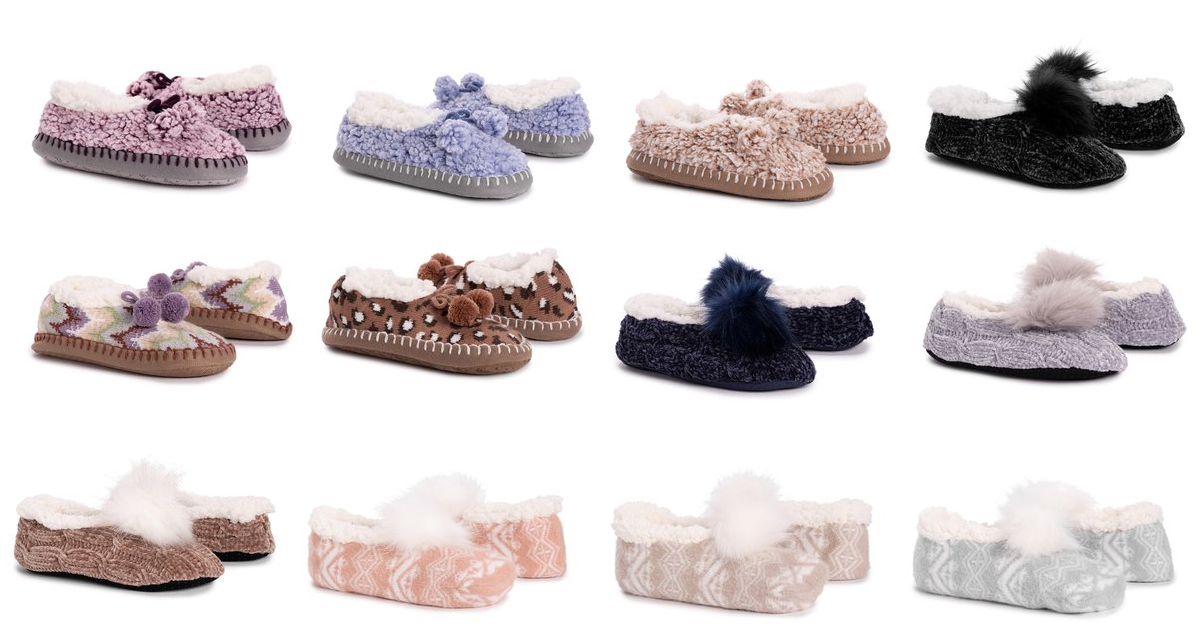 ZULILY MUK LUK BALLERINA SLIPPERS ONLY 6.79 The Freebie Guy® ️️️