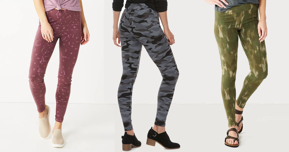 Kohl's - Sonoma Women's Midrise Leggings Only $8.49 - The Freebie Guy:  Freebies, Penny Shopping, Deals, & Giveaways