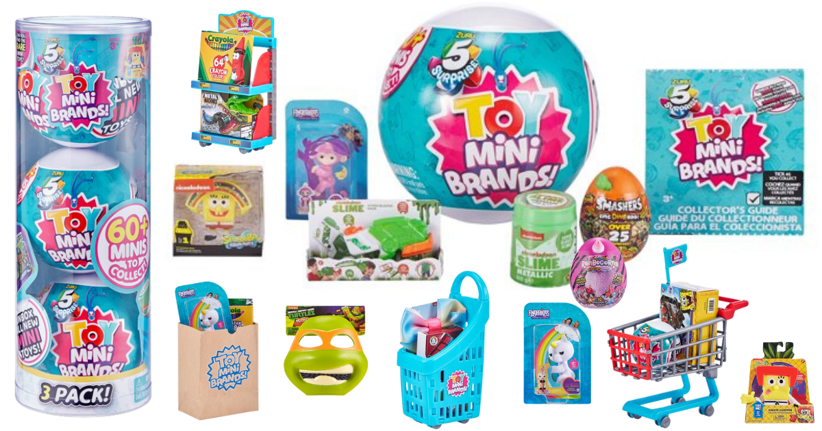 WALMART - 5 SURPRISE TOY MINI BRANDS (3 PACK) ONLY $8.66 - The Freebie Guy®