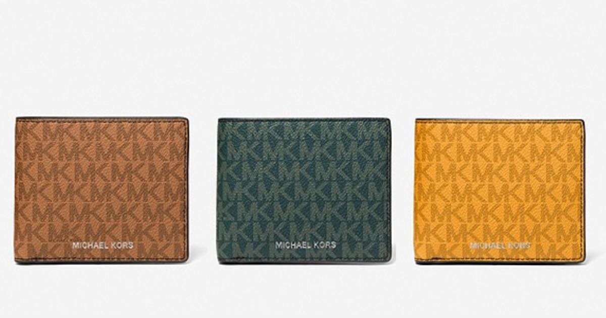 Michael Kors Harrison Crossgrain Leather Billfold Wallet w Passcase in  Luggage by springflingmnlph  YouTube