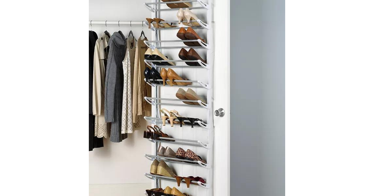 KOHL'S WHITMOR 36 PAIR OVER THE DOOR SHOE RACK The Freebie Guy®