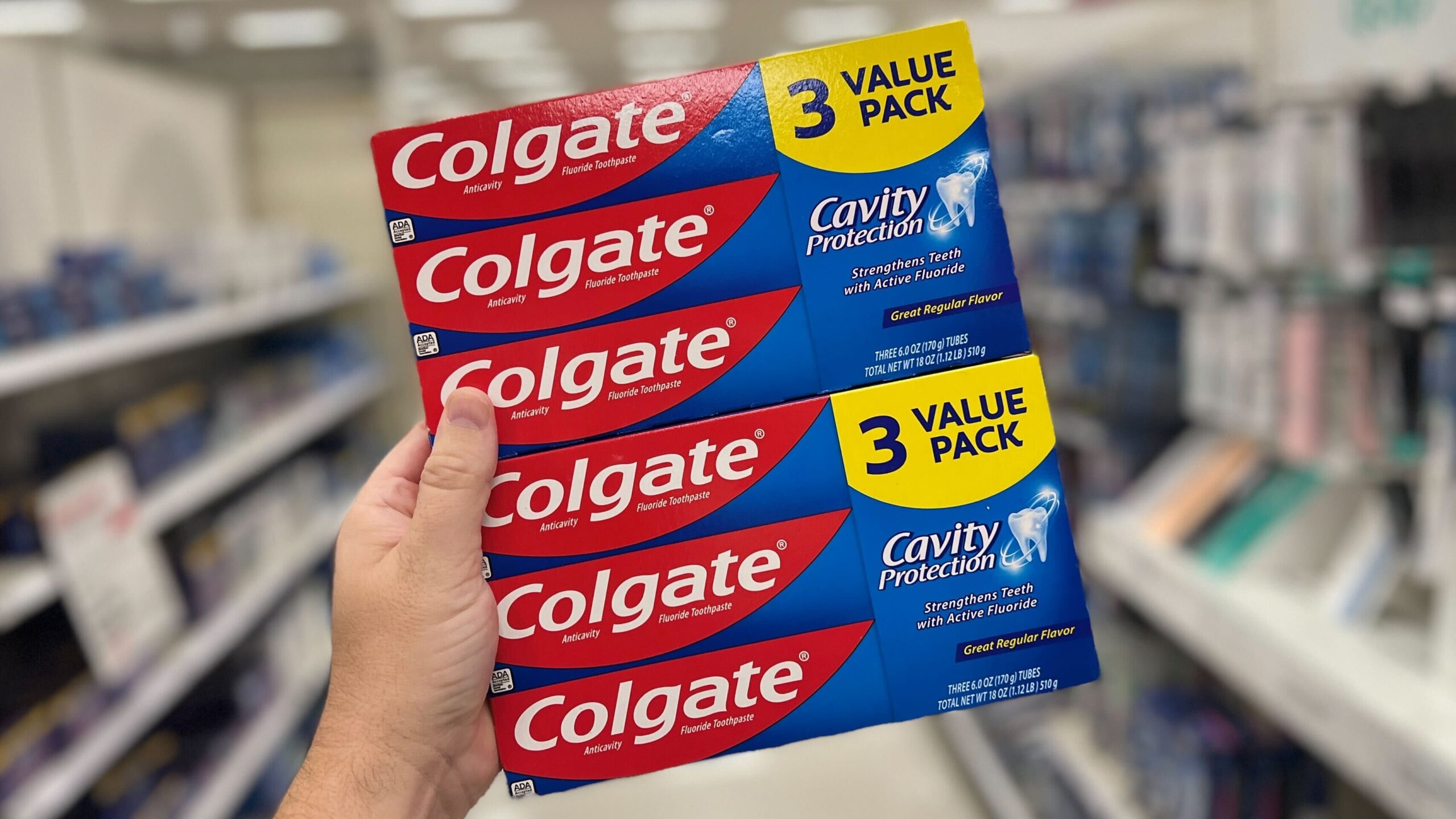 COLGATE CAVITY PROTECTION TOOTHPASTE 6 COUNT ON SALE AS LOW AS 5.17