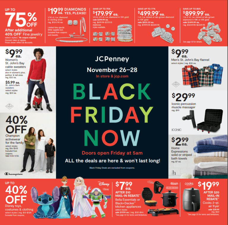 JC PENNEY BLACK FRIDAY AD PREVIEW The Freebie Guy®