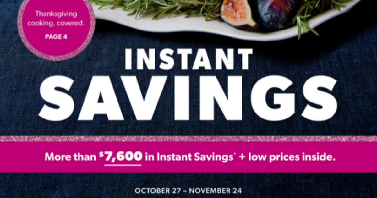SAM'S CLUB INSTANT SAVINGS BOOK FOR 10/27 11/24 The Freebie Guy®