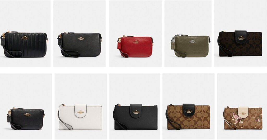coach outlet wristlets
