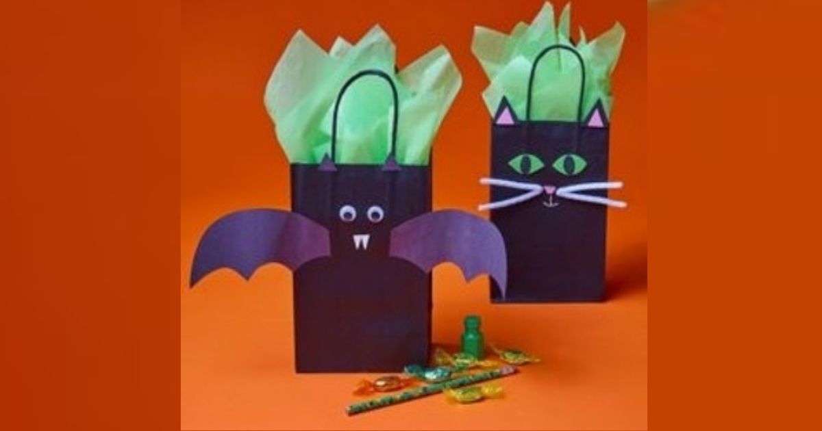 Free Take & Make Halloween Treat Bags at Michaels The Freebie Guy® ️️️