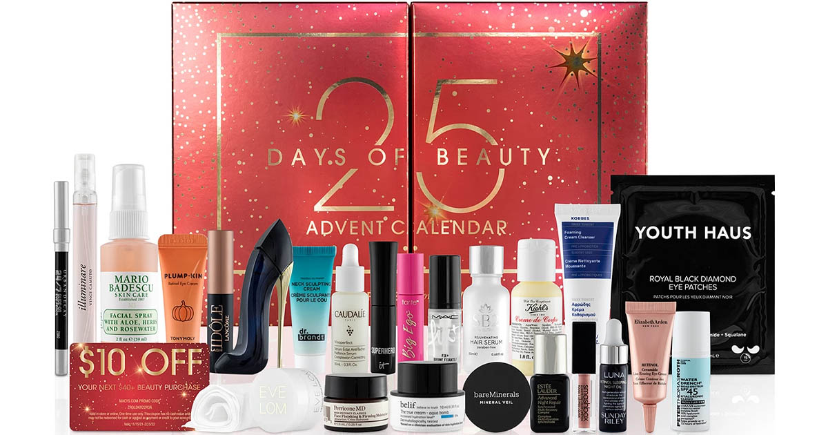 MACY #39 S 25 DAYS OF BEAUTY ADVENT CALENDAR ONLY $49 50 The Freebie