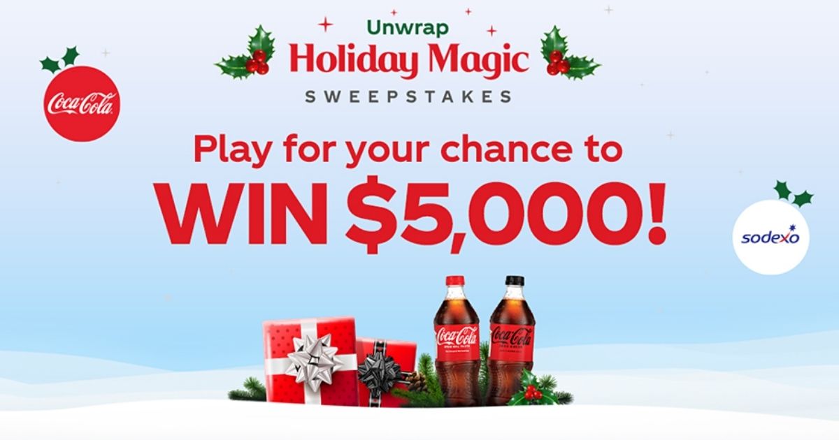 CocaCola Unwrap Holiday Magic Sweepstakes The Freebie Guy Freebies