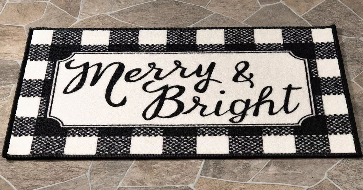 KOHL'S HOLIDAY DOORMATS ONLY 5.03 The Freebie Guy® ️️️