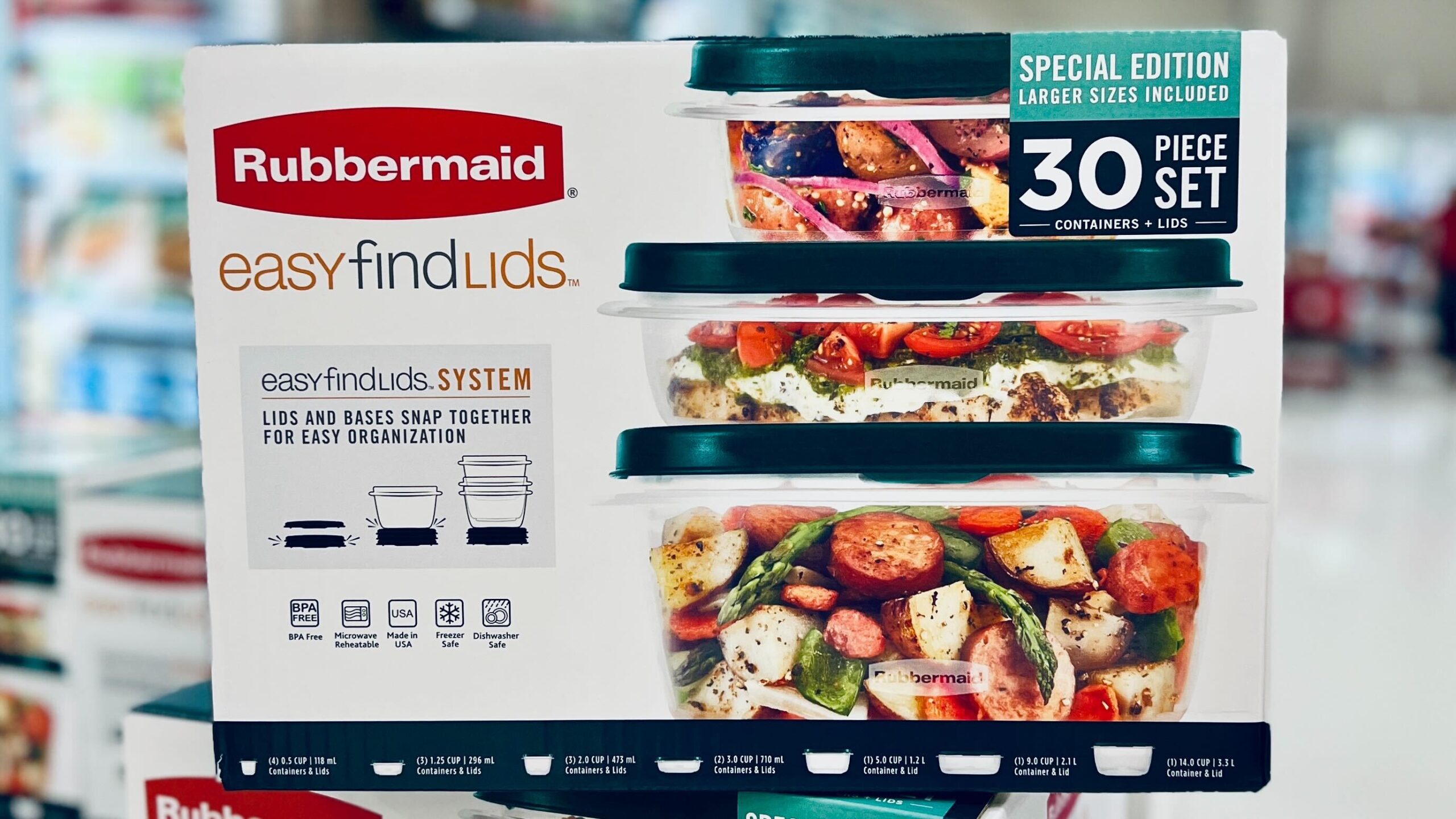 TARGET RUBBERMAID 30 PIECE STORAGE CONTAINER SET WITH LIDS ONLY 7.99 The Freebie Guy® ️️️