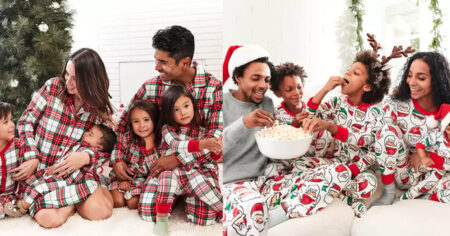 MATCHING HOLIDAY PJS