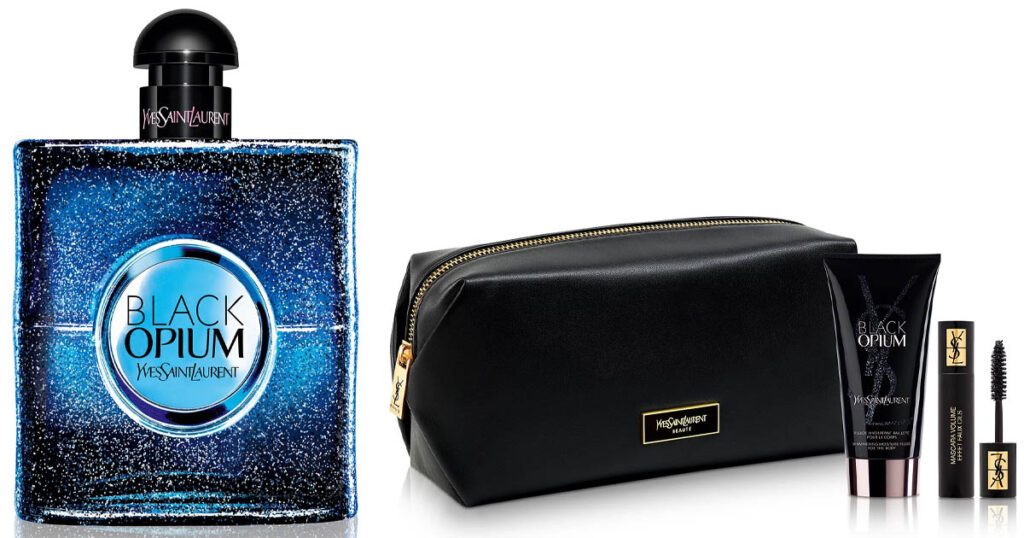 MACY'S YSL BLACK OPIUM PARFUM SPRAY + 3 PC GIFT SET ONLY 62 The