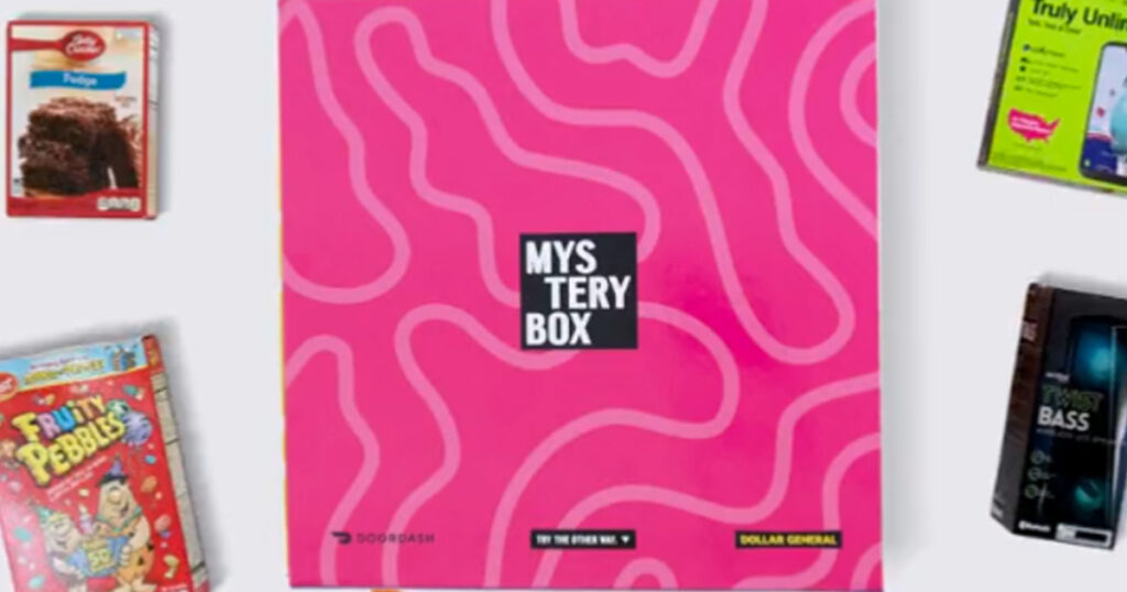 door dash dg mystery box