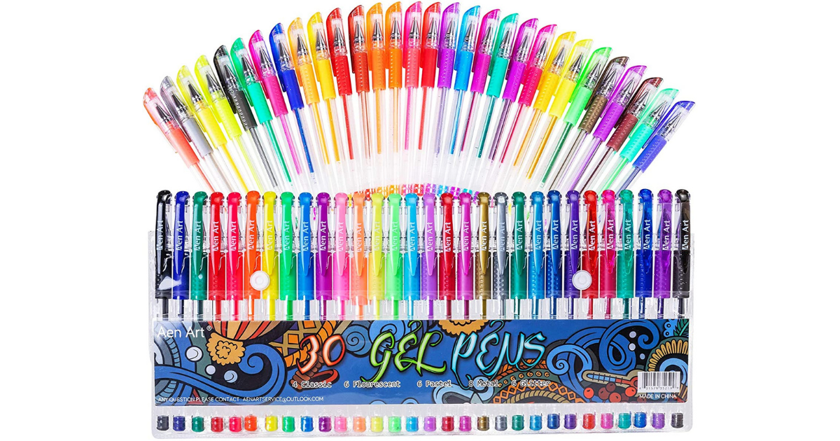 AMAZON - GEL PEN 30 COUNT ON SALE FOR ONLY $7.64 (REG.$12.99) - The ...