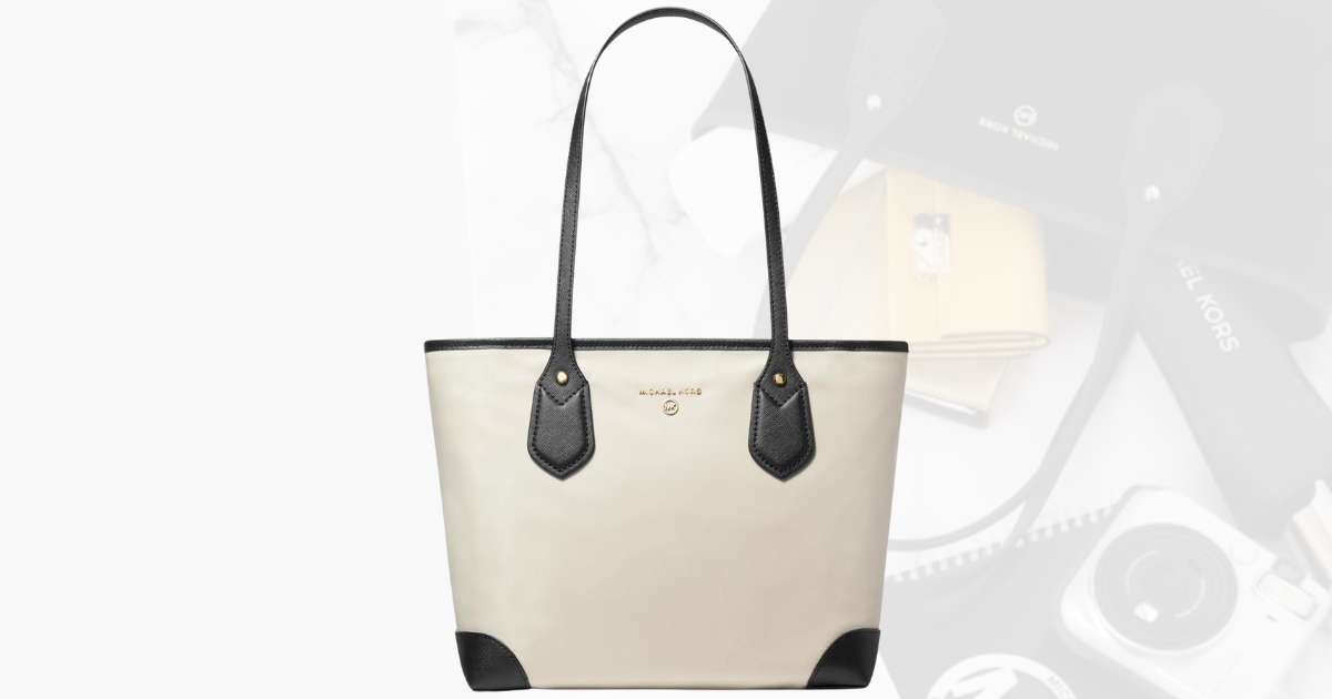 MACY'S - MICHAEL KORS EVA SMALL SIZED BAG TOP ZIP TOTE ONLY $ - The  Freebie Guy®