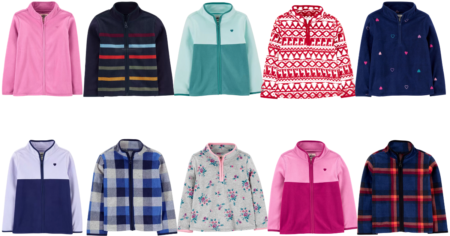 oshkosh fleece cozies
