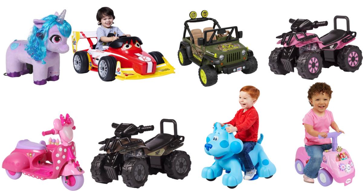 WALMART - RIDE ONS ON SALE WITH PRICES FROM $13.99 - The Freebie Guy® ️️️