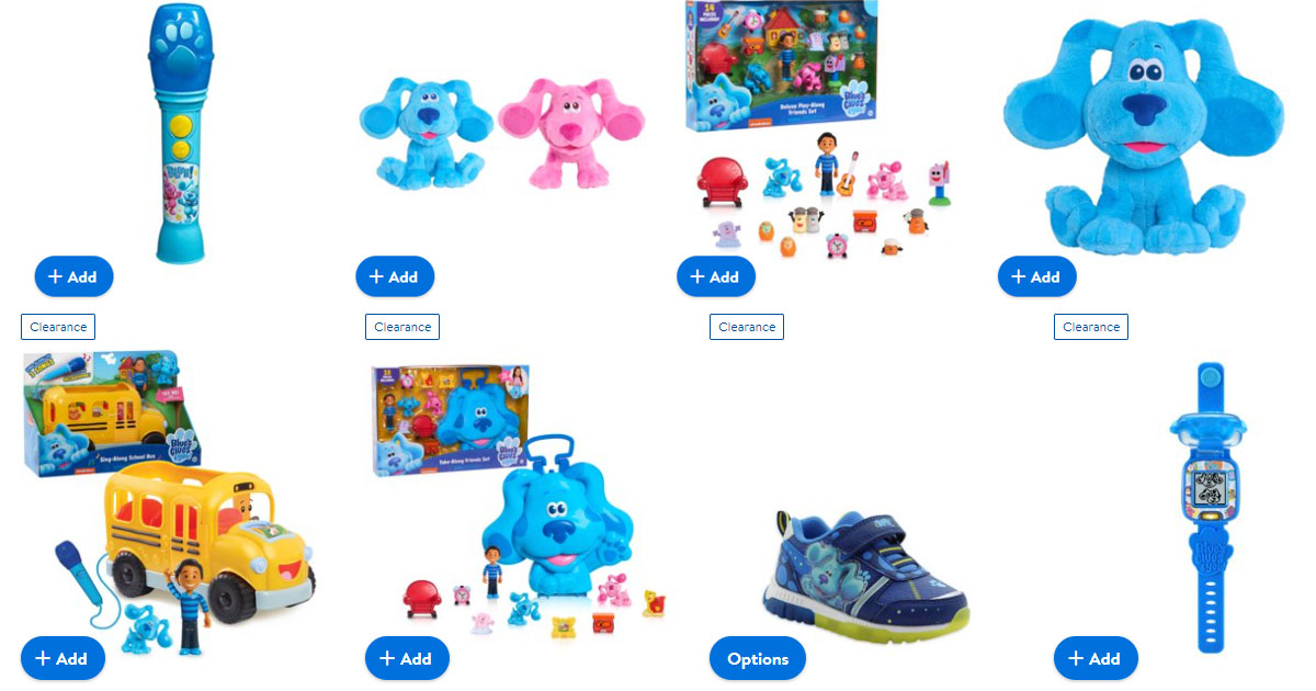 WALMART - BLUE'S CLUES CLEARANCE - The Freebie Guy® ️️️