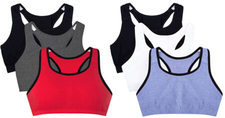 Fruit of the Loom Womens Built Up Tank Style Sports Bra
